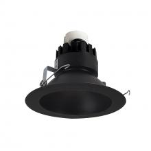Nora NRMC3-61L127FBB - 6&#34; Marquise III Retrofit, Black Reflector/Black Flange, 120-277V; 0-10V Dimming, 1300lm / 12W,