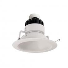 Nora NRMC3-61L140NWW - 6&#34; Marquise III Retrofit, White Reflector/White Flange, 120-277V; 0-10V Dimming, 1300lm / 12W,
