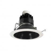 Nora NRMC3-62L130FBW - 6&#34; Marquise III Retrofit, Black Baffle/White Flange, 120-277V; 0-10V Dimming, 1300lm / 12W,