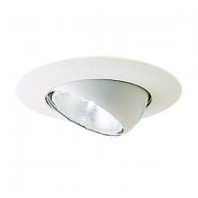 Nora NT-28 - 6&#34; BR/PAR30 Eyeball w/ Metal Trim, White