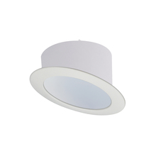 Nora NTS-615/45W - 6&#34; Super-Sloped 45-Deg. Metal Reflector Trim for 926 Housings Only, White/White
