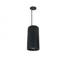 Nora NYLD2-6C10227BBBAC - 6&#34; Cobalt Cable Mount Cylinder, Black, 1000L, 2700k, Black/Black Baffle, 120V Triac/ELV Dimming