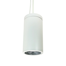 Nora NYLD2-6P075130DWW4 - 6&#34; Cobalt Pendant Mount Cylinder, White, 750L, 3000K, Diffused/White Reflector, 120V