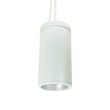 Nora NYLD2-6P10135HZWW4 - 6&#34; Cobalt Pendant Mount Cylinder, White, 1000L, 3500K, Haze/White Reflector, 120V