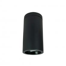 Nora NYLD2-6S10135BBB4 - 6&#34; Cobalt Surface Mount Cylinder, Black, 1000L, 3500K, Black/Black Reflector, 120V