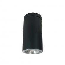 Nora NYLD2-6S10135NNB - 6&#34; Cobalt Surface Mount Cylinder, Black, 1000L, 3500K, Natural Metal Reflector, 120V Triac/ELV