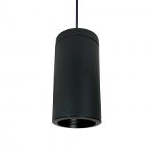 Nora NYLI-6PL322BBB - 6&#34; Cylinder, Black, Pendant Mount, 32W Med. Base, Baffle, Black