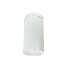 Nora NYLI-6SL351WWW - 6&#34; Cylinder, White, Surface Mount, 35W Med Base LED, Refl. White