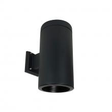 Nora NYLI-6WL201BBB - 6&#34; Cylinder, Black, Wall Mount, 20W Med Base LED, Refl., Black
