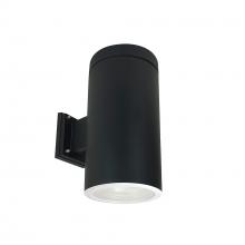 Nora NYLI-6WI2WWB - 6&#34; Cylinder, Black, Wall Mount, Incandescent, Baf., White