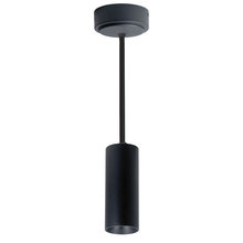 Nora NYLM-2ST30XBBLE3A/12 - 2&#34; iLENE 12&#34; Stem Mount Mini Cylinder, 1000lm, 15W, 3000K, Black, 120V Triac/ELV Dimming