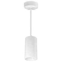 Nora NYLM-3ST35XWWLE4/12 - 3&#34; iLENE 12&#34; Stem Mount Mini Cylinder, 1500lm, 30W, 3500K, White, 120V Triac/ELV/0-10V &