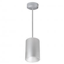Nora NYLM-5ST30XSSLE4/12 - 5&#34; iLENE 12&#34; Stem Mount Mini Cylinder, 2000lm, 40W, 3000K, Silver, 120V Triac/ELV/0-10V &