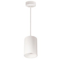 Nora NYLM-5ST40XWWLE4/12 - 5&#34; iLENE 12&#34; Stem Mount Mini Cylinder, 2000lm, 40W, 4000K, White, 120V Triac/ELV/0-10V &