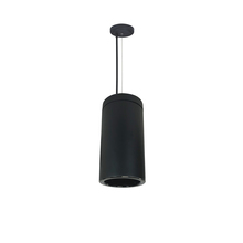 Nora NYLS3-6C1L340FC12BBB - 6&#34; Sapphire III Cable Mount Black Cylinder, Black Reflector/Black Flange, 120-277; 0-10V