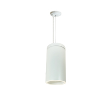 Nora NYLS3-6C1L330NP01WWW - 6&#34; Sapphire III Cable Mount White Cylinder, Matte Powder White Reflector/Matte Powder White