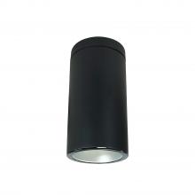 Nora NYLS3-6S1L430NC12HBB - 6&#34; Sapphire III Surface Mount Black Cylinder, Haze Reflector/Black Flange, 120-277; 0-10V
