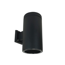 Nora NYLS3-6W1L340NP01BBB - 6&#34; Sapphire III Wall Mount Black Cylinder, Black Reflector/Black Flange, 120V; Phase Dimming,