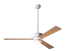 Modern Fan Co. ALT-GW-42-MP-271-002 - Altus Fan; Gloss White Finish; 42&#34; Maple Blades; 17W LED; Fan Speed and Light Control (3-wire)