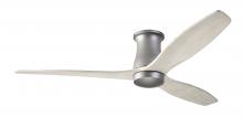 Modern Fan Co. ARB-FM-GT-54-WW-NL-WC - Arbor Flush DC Fan; Graphite Finish; 54&#34; Whitewash Blades; No Light; Wall Control