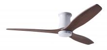Modern Fan Co. ARB-FM-GW-54-MG-NL-WC - Arbor Flush DC Fan; Gloss White Finish; 54&#34; Mahogany Blades; No Light; Wall Control