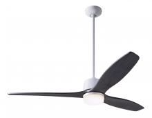 Modern Fan Co. ARB-GW-54-EB-870-WC - Arbor DC Fan; Gloss White Finish; 54&#34; Ebony Blades; 17W LED; Wall Control