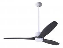 Modern Fan Co. ARB-GW-54-EB-NL-WC - Arbor DC Fan; Gloss White Finish; 54&#34; Ebony Blades; No Light; Wall Control