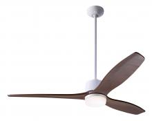 Modern Fan Co. ARB-GW-54-MG-870-RC - Arbor DC Fan; Gloss White Finish; 54&#34; Mahogany Blades; 17W LED; Remote Control