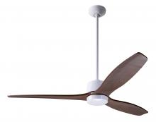 Modern Fan Co. ARB-GW-54-MG-NL-RC - Arbor DC Fan; Gloss White Finish; 54&#34; Mahogany Blades; No Light; Remote Control