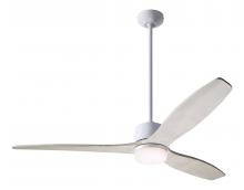 Modern Fan Co. ARB-GW-54-WW-870-RC - Arbor DC Fan; Gloss White Finish; 54&#34; Whitewash Blades; 17W LED; Remote Control