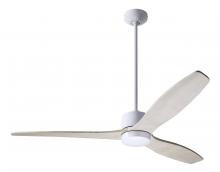 Modern Fan Co. ARB-GW-54-WW-NL-WC - Arbor DC Fan; Gloss White Finish; 54&#34; Whitewash Blades; No Light; Wall Control