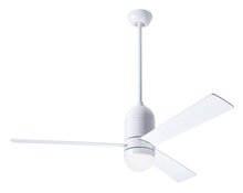 Modern Fan Co. CIR-GW-50-WH-355-WC - Cirrus DC Fan; Gloss White Finish; 50&#34; White Blades; 17W LED; Wall Control