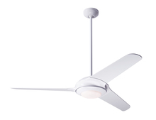 Modern Fan Co. FLO-GW-52-WH-372-002 - Flow Fan; Gloss White Finish; 52&#34; White Blades; 20W LED; Fan Speed and Light Control (3-wire)