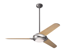 Modern Fan Co. FLO-MN-52-BB-372-002 - Flow Fan; Matte Nickel Finish; 52&#34; Bamboo Blades; 20W LED; Fan Speed and Light Control (3-wire)