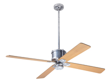 Modern Fan Co. IND-GV-50-MP-NL-RC - Industry DC Fan; Galvanized Finish; 50&#34; Maple Blades; No Light; Remote Control