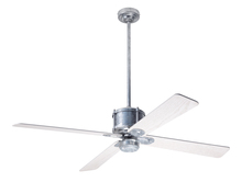 Modern Fan Co. IND-GV-50-WW-NL-WC - Industry DC Fan; Galvanized Finish; 50&#34; Whitewash Blades; No Light; Wall Control