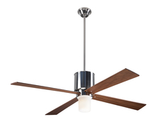 Modern Fan Co. LAP-BN-50-MG-552-002 - Lapa Fan; Bright Nickel Finish; 50&#34; Mahogany Blades; 17W LED; Fan Speed and Light Control (3-wir