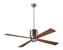 Modern Fan Co. LAP-BN-50-MG-NL-001 - Lapa Fan; Bright Nickel Finish; 50&#34; Mahogany Blades; No Light; Fan Speed Control