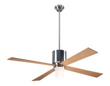 Modern Fan Co. LAP-BN-50-MP-552-004 - Lapa Fan; Bright Nickel Finish; 50&#34; Maple Blades; 17W LED; Fan Speed and Light Control (2-wire)