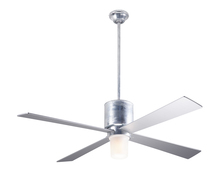 Modern Fan Co. LAP-GV-50-NK-552-002 - Lapa Fan; Galvanized Finish; 50&#34; Nickel Blades; 17W LED; Fan Speed and Light Control (3-wire)