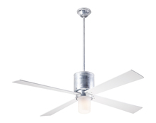 Modern Fan Co. LAP-GV-50-WH-552-002 - Lapa Fan; Galvanized Finish; 50&#34; White Blades; 17W LED; Fan Speed and Light Control (3-wire)