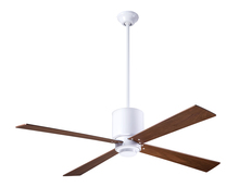 Modern Fan Co. LAP-GW-50-MG-NL-004 - Lapa Fan; Gloss White Finish; 50&#34; Mahogany Blades; No Light; Fan Speed and Light Control (2-wire