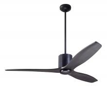 Modern Fan Co. LLX-DBBK-54-EB-NL-WC - LeatherLuxe DC Fan; Dark Bronze Finish with Black Leather; 54&#34; Ebony Blades; No Light; Wall Cont