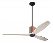 Modern Fan Co. LLX-DBTA-54-WW-NL-WC - LeatherLuxe DC Fan; Dark Bronze Finish with Tan Leather; 54&#34; Whitewash Blades; No Light; Wall Co