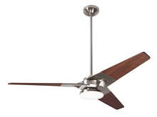 Modern Fan Co. TOR-BN-52-MG-272-002 - Torsion Fan; Bright Nickel Finish; 52&#34; Mahogany Blades; 20W LED; Fan Speed and Light Control (3-