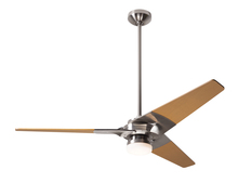Modern Fan Co. TOR-BN-52-MP-271-002 - Torsion Fan; Bright Nickel Finish; 52&#34; Maple Blades; 17W LED; Fan Speed and Light Control (3-wir