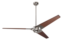 Modern Fan Co. TOR-BN-62-MG-NL-001 - Torsion Fan; Bright Nickel Finish; 62&#34; Mahogany Blades; No Light; Fan Speed Control