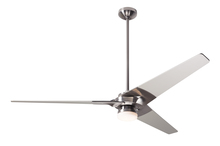 Modern Fan Co. TOR-BN-62-NK-271-002 - Torsion Fan; Bright Nickel Finish; 62&#34; Nickel Blades; 17W LED; Fan Speed and Light Control (3-wi