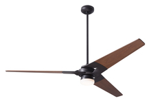 Modern Fan Co. TOR-DB-62-MG-271-002 - Torsion Fan; Dark Bronze Finish; 62&#34; Mahogany Blades; 17W LED; Fan Speed and Light Control (3-wi