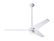 Modern Fan Co. TOR-GW-52-NK-271-002 - Torsion Fan; Gloss White Finish; 52&#34; Nickel Blades; 17W LED; Fan Speed and Light Control (3-wire